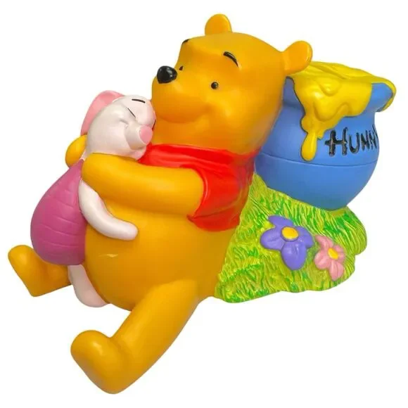Vintage Winnie The Pooh & Tigger The Tiger PVC Set Of 2 Peggy Banks Room Décor - Picture 2 of 16